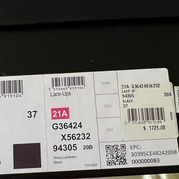 Chanel Shiny Lambskin Quilted Lace Up Combat Boots - Picture 8 of 13